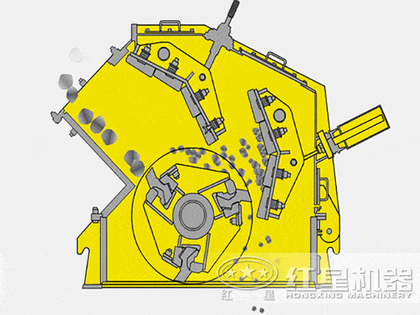 1100tph反擊石子破碎機工作 1100tph反擊石子破碎機工作