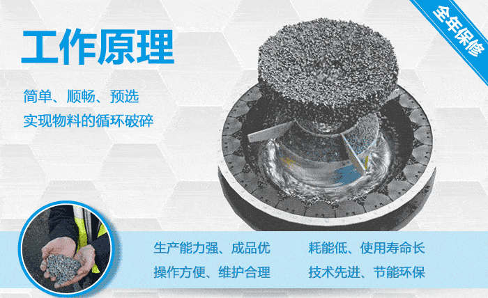 沖擊式制砂機破碎粒度均勻，粒形好看