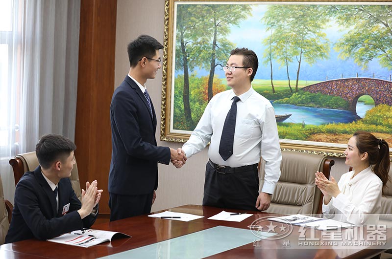 客戶來廠合理選購制砂設備 客戶來廠合理選購制砂設備