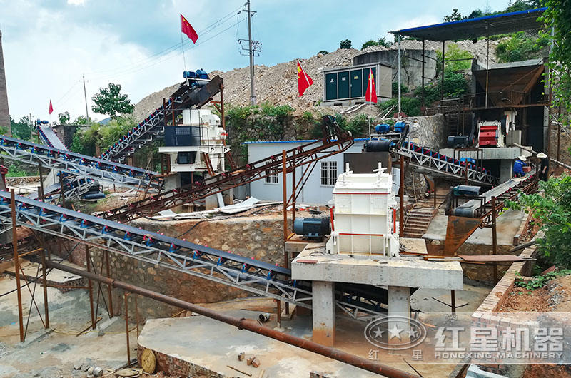 山東威海機制砂生產線現場 山東威海機制砂生產線現場