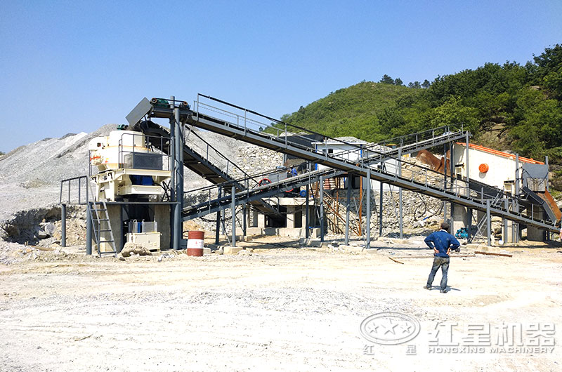 平頂山小型機制砂設備生產線現場 平頂山小型機制砂設備生產線現場