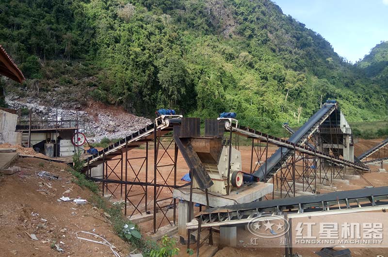 反擊破碎機作業現場圖片 反擊破碎機作業現場圖片