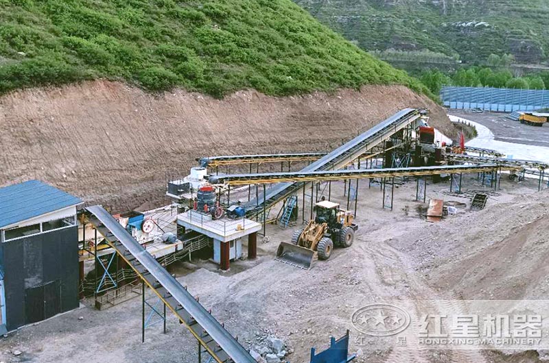 鋼渣制砂生產線實拍圖 鋼渣制砂生產線實拍圖