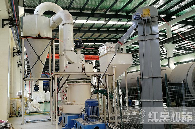 脫硫石膏粉磨粉加工現場 脫硫石膏粉磨粉加工現場